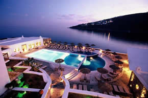 Mykonos gay holiday accommodation Petasos Beach Hotel and Spa