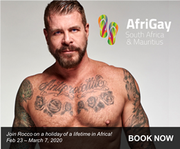 South Africa Gay Tour & Safari with Rocco Steele