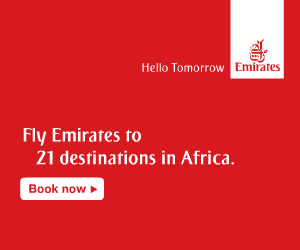 Fly to South Africa with Emirates Airlines