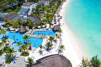 Ambre Resort Mauritius aerial view