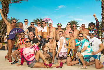 Mexico gay resort party