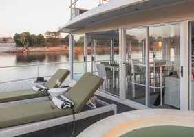 Chobe Princess front deck
