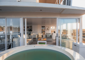 Chobe Princess lounge view
