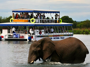 Victoria Falls Zambezi river cruise