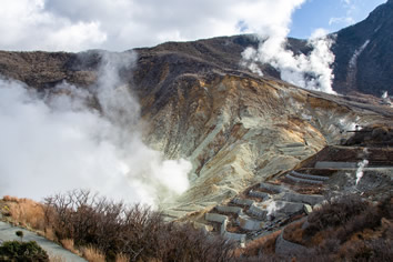 Hakone sulphur vents