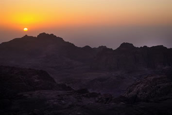 Petra mountain view