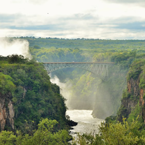 Victoria Falls Hotel view