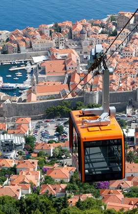 Gay Croatia Tour - Dubrovnik cable car