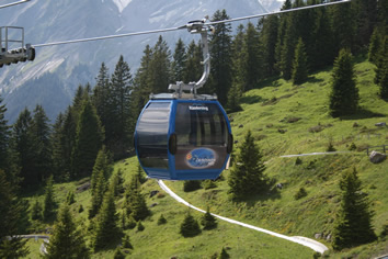 Switzerland lesbian trip - Oeschinen Lake cable car