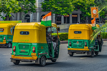 Delhi rickshaws