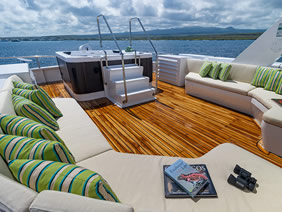 Galapagos Angel Yacht sundeck