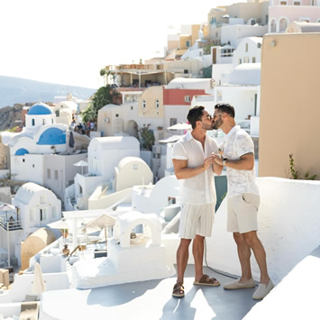 Santorini gay tour