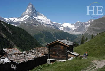 Swiss Alps gay hiking tour - mountain cabin