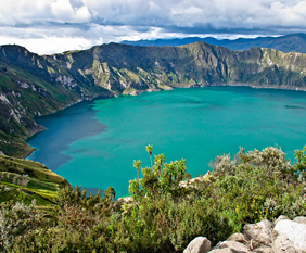 Quilotoa Crater Ecuador gay adventure