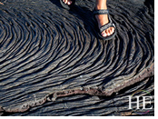 Galapagos gay tour - lava hike