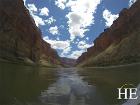 Grand Canyon gay adventure tour - green water