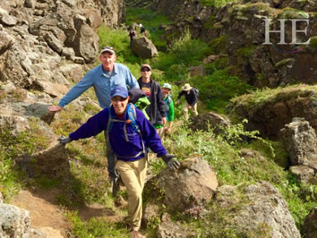 Iceland Gay hike at Thingvellir