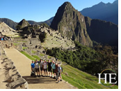 Gay Peru inca trail Machu Picchu group