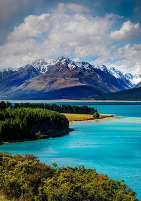 Pukaki Lake, New Zealand Gay Adventure Tour