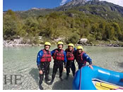 Slovenia gay rafting adventure