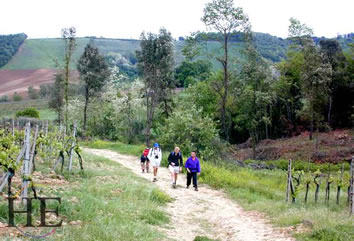 Gay Tuscany Italy rural hike