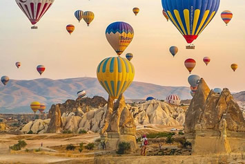 Cappadocia gay tour - hot air baloon flight