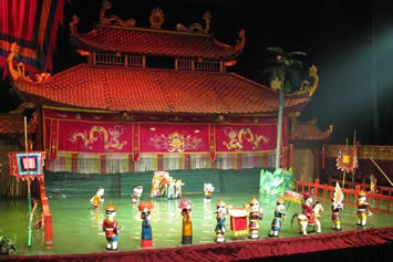 Hanoi water puppet show