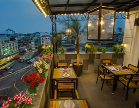 Hanoi Marvellous Hotel terrace