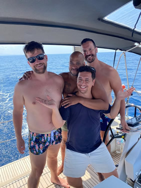Gay Mykonos sailing