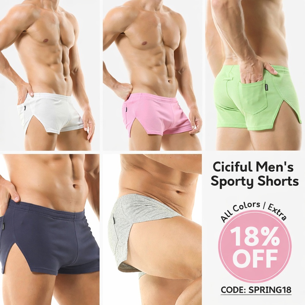 Ciciful Men's Sporty Shorts
