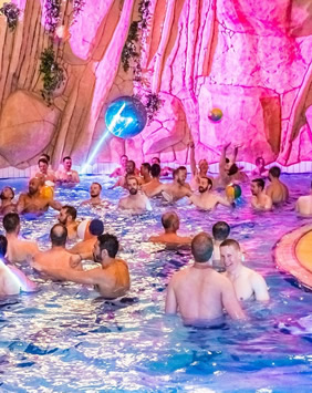 Ski week gay pool party