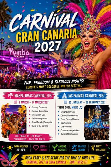 Gran Canaria Carnival 2027