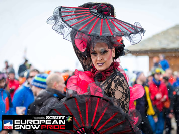 European Snow Pride Drag Queen