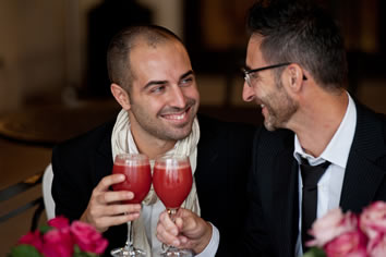 Venice romantic gay dinner