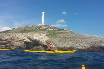 Italy Puglia gay kayaking