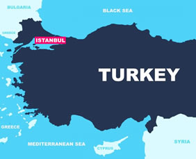 Istanbul gay tour map