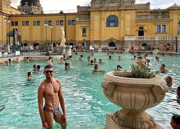 Gay Budapest public bath