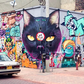 Bogota's street art
