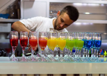 Croatia gay cruise rainbow drinks