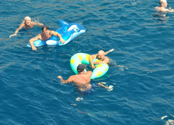 Croatia gay cruise swim stop