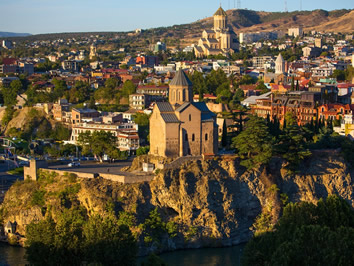 Tbilisi gay tour - Metekhi Church
