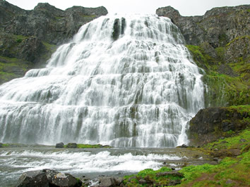Iceland gay cruise - Dynjandi waterfall