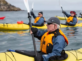 Iceland sea kayaking