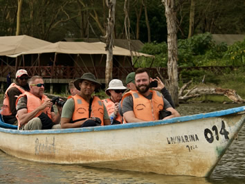 Kenya gay safari - Lake Nakuru boat trip