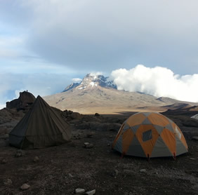 Kilimanjaro campsite