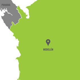 Medellin Gay Tour Map