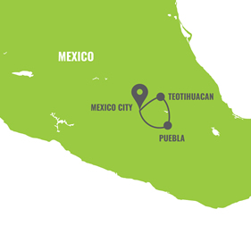 Mexico City Gay Tour Map
