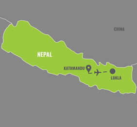 Nepal Gay Adventure Tour Map