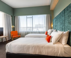 The Muse Christchurch Art Hotel room