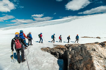 Norway gay adventure glacier hiking